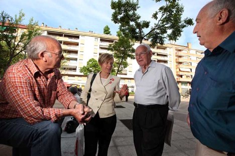 a la petanca