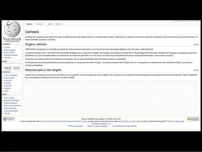 Cartizara - Entrada Wikipedia